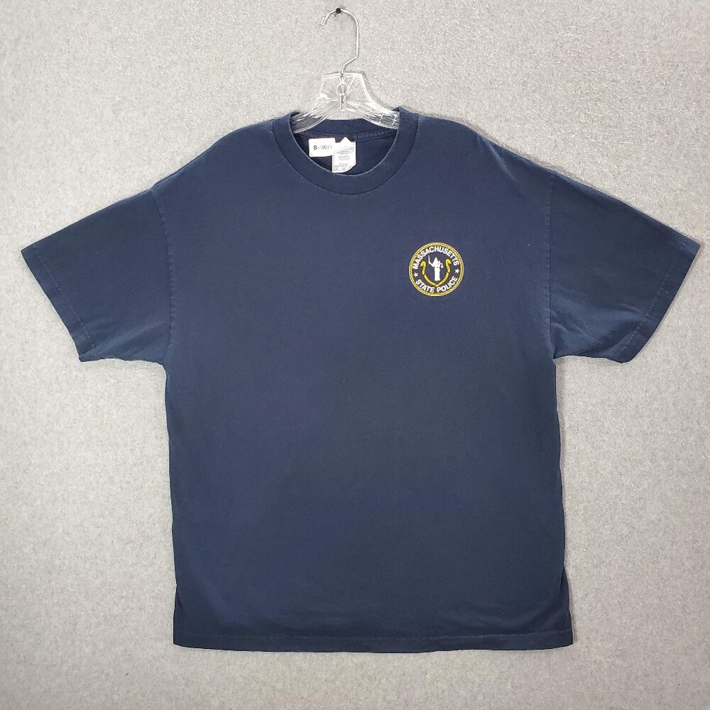 VINTAGE The‎ Departed Men Shirt XL Massachusetts State Police Promo Movie Y2K